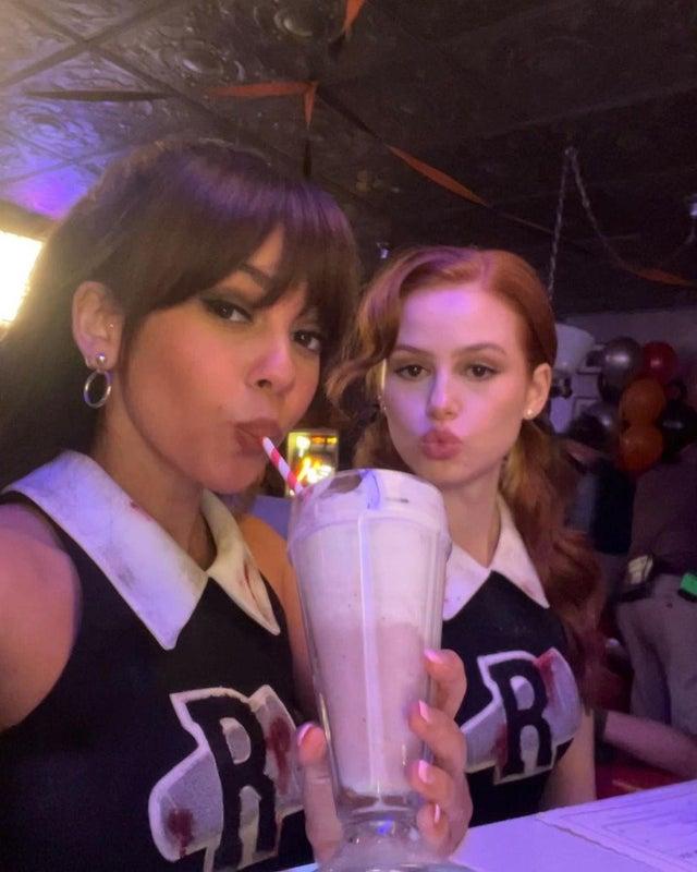 bts on Riverdale with Madelaine
