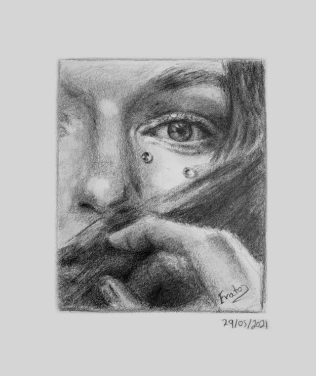 i made a sketch from eleanors instagram photo
