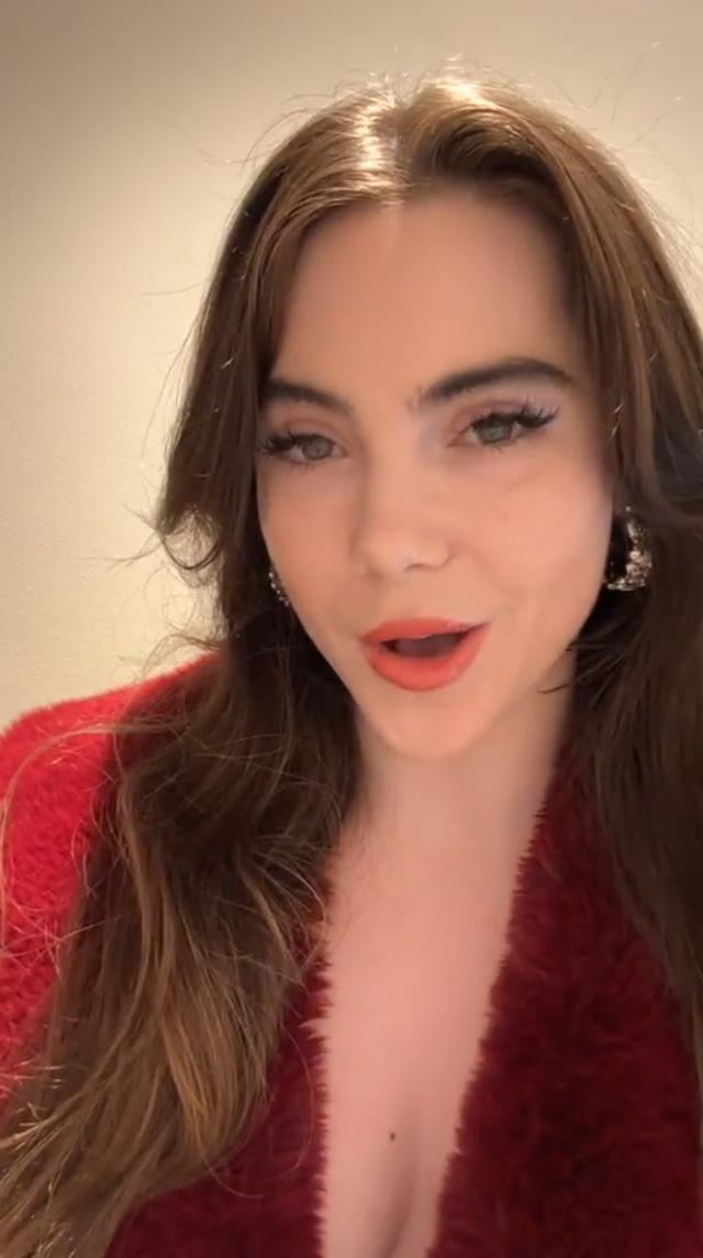 Live on Instagram wearing Red