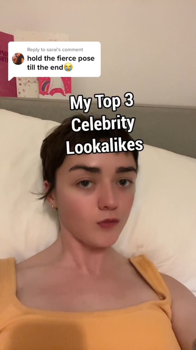 Maisie top 3 celebrity look alikes tiktok video