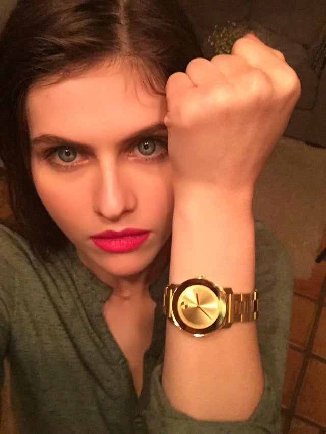 Showing Off Her Watch From Twitter October 2017