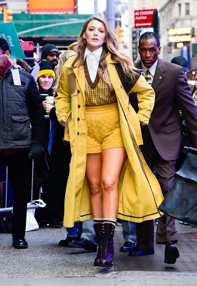 Arriving at ‘Good Morning America’ show in NYC, 2020