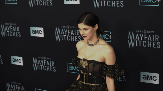 At the Mayfair Witches premiere (December 7, 2022)