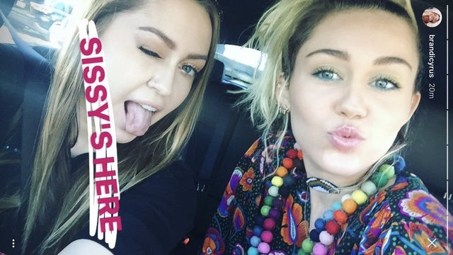 Miley Cyrus has a twin. From Snapchat 6 years ago 2017