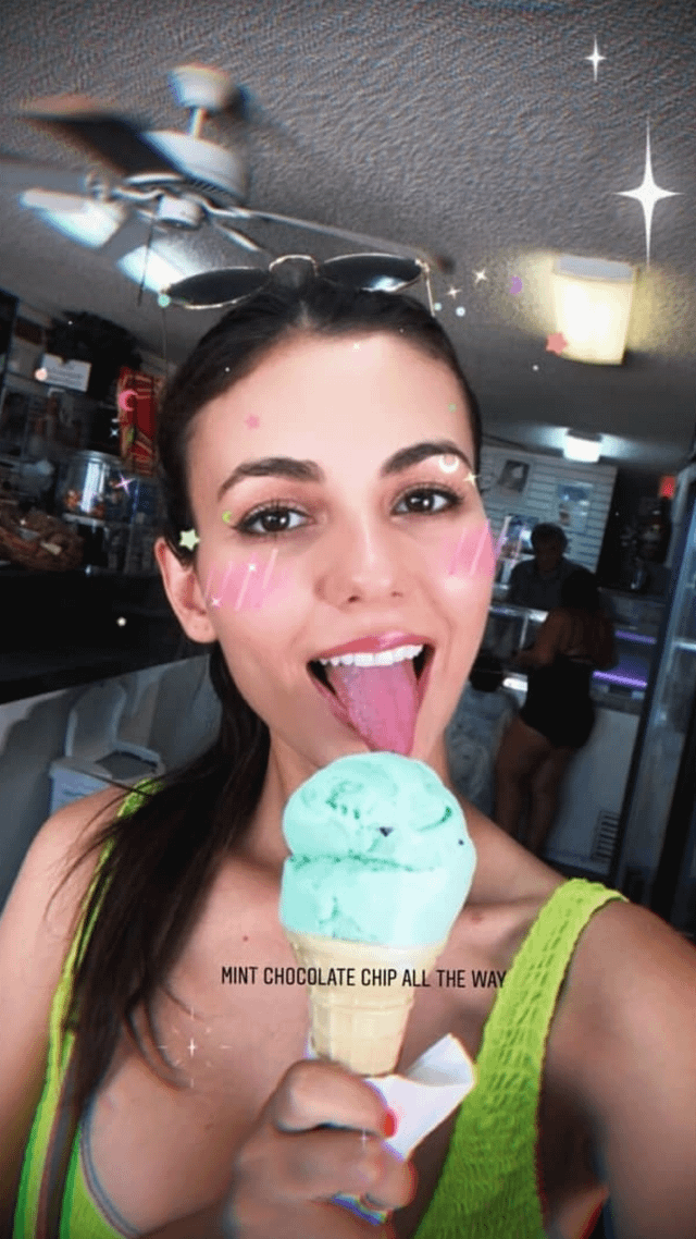 Mint chocolate ice cream - IG July 2019