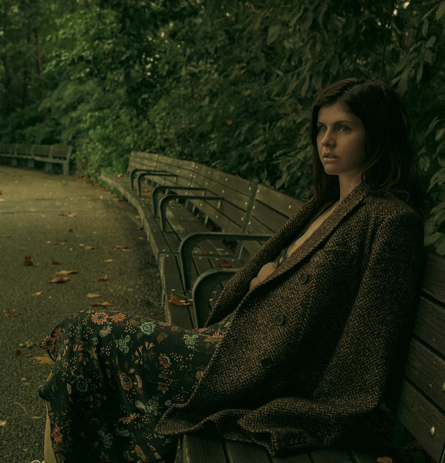 Portrait on NYC park bench (September 2023)