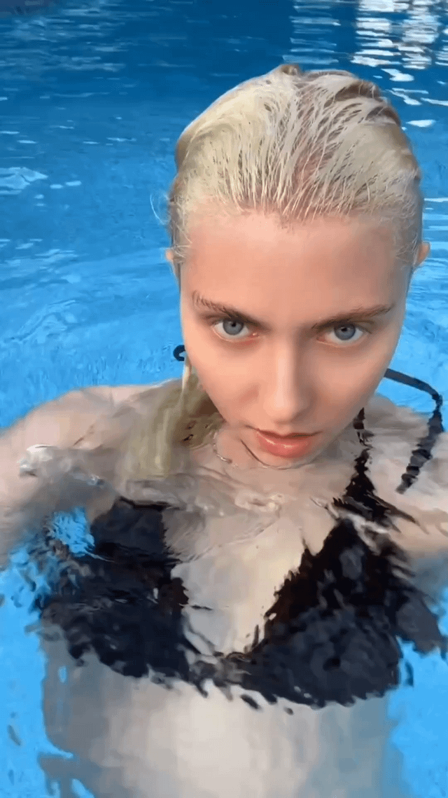 Taylor swimming pool – IG – August 2023