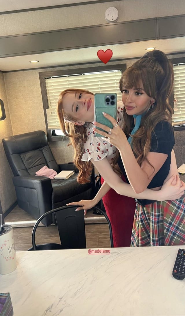 Vanessa with Madelaine Petsch Instagram Story 5/17/23